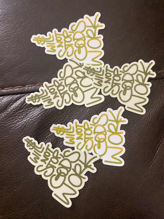 God’s Work “Tree Cut” Sticker