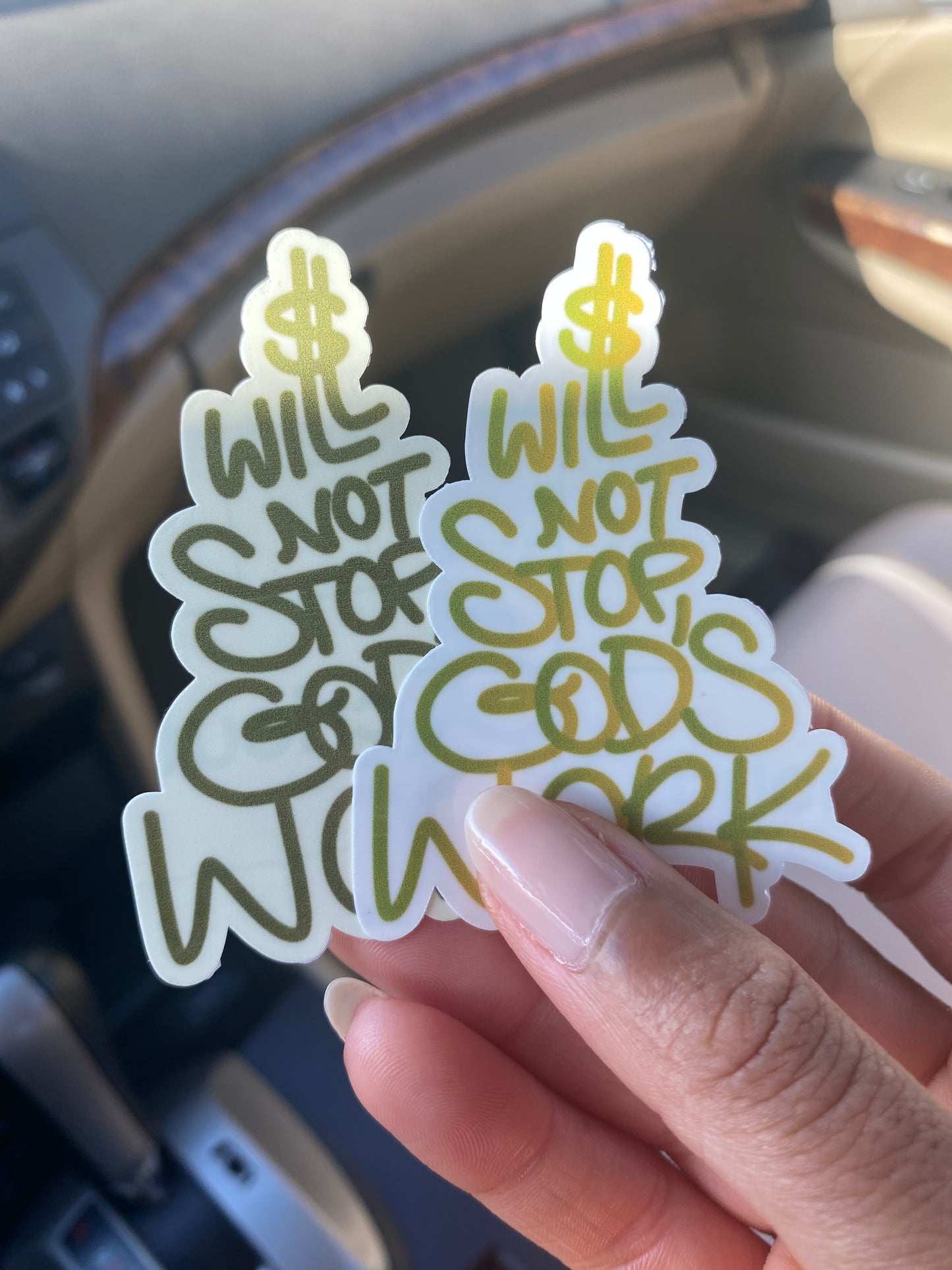 God’s Work “Tree Cut” Sticker